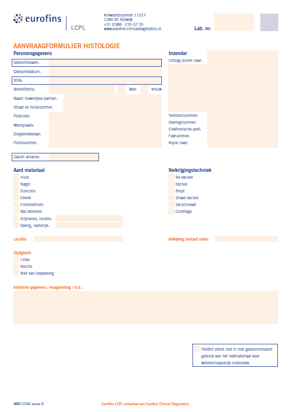 labformulier-histologie